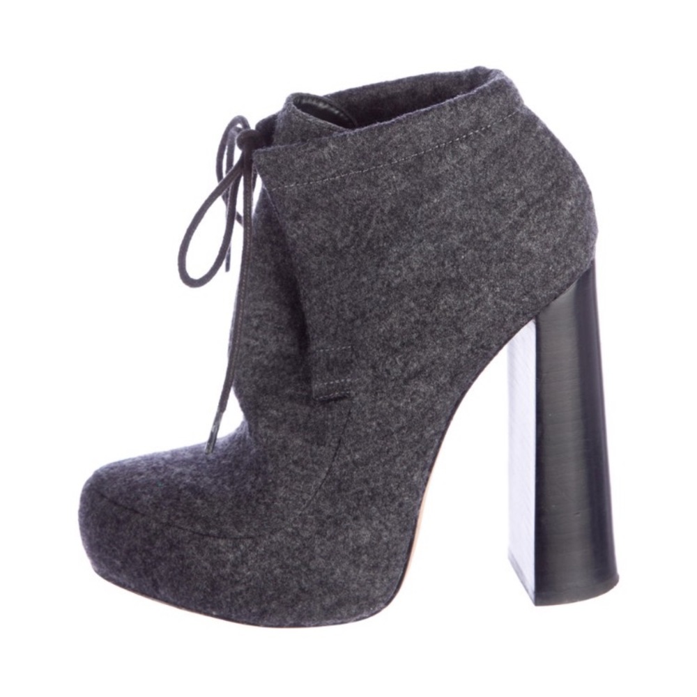 Alexander Wang Wool Platform Booties - image 1